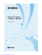 Yamaha TSX-B15 Owner's Manual