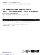 Snow King 414cc SERIES Operation Manual