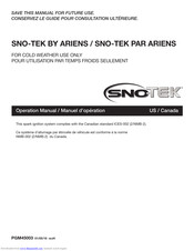 Sno-Tek 136cc Operation Manual