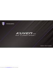 Tesoro Kuven PRO Quick Start Manual