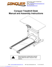 Conquer 330-TMDSK01 Manual And Assembly Instructions