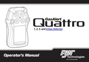 BW Technologies GasAlertQuattro 4 Operator's Manual