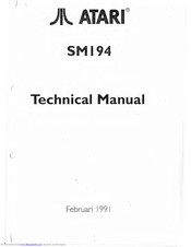 Atari SM194 Technical Manual