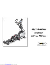 Dyaco SE578B-YE014 Service Manual