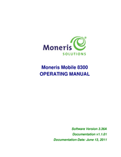 Moneris Mobile 8300 Operating Manual