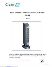 Clean Air Optima CA-401 User Manual