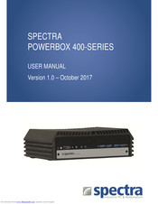 Spectra POWERBOX 400 SERIES User Manual
