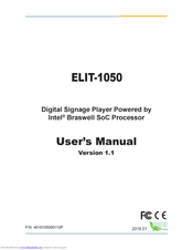 Arbor Technology ELIT-1050 User Manual