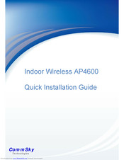 CommSky AP4600 series Quick Installation Manual