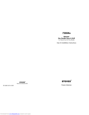 STOVES 720GRa User & Installation Instructions Manual