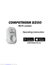 Computherm S200 Operating	 Instruction