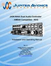 Jupiter Avionics AMS44 Installation And Operating Manual