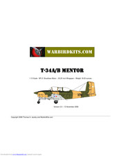 WarbirdKits T-34B Mentor Assembly Manual