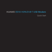 Huawei E510 Quick Start Manual