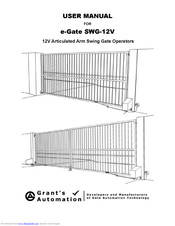 Grants Automation e-Gate SWG-12V User Manual