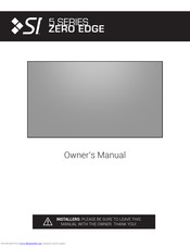 Screen Innovations 5 Series Zero Edge Owner's Manual