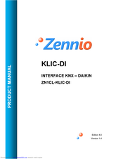Zennio KLIC-DI Product Manual
