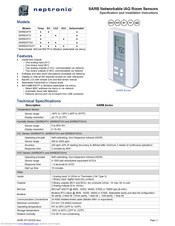 Neptronic SARB24TV Installation Instructions And Specification