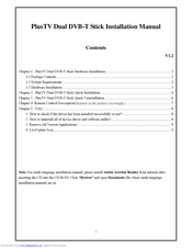 KWorld KW-DVB-T399U Installation Manual