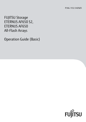Fujitsu ETERNUS AF650 S2 Basic Operation Manual