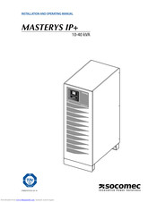 Socomec MASTERYS IP Plus Installation And Operating Manual