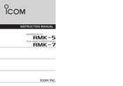 Icom RMK-7 Instruction Manual