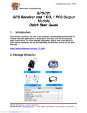 ICP DAS USA GPS-721 Quick Start Manual