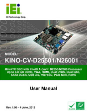 IEI Technology KINO-CV-D25501 User Manual