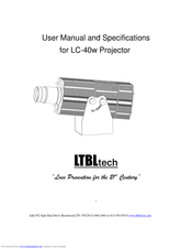 LTBLtech LC-40w User Manual And Specifications