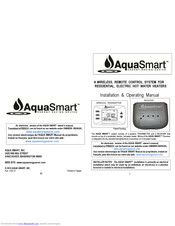 AquaSmart 91510 Installation & Operating Manual