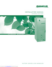Geostar GAH030 Installation Manual