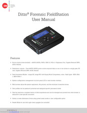CRU Ditto Foensic FieldStation User Manual