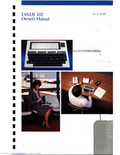 Radio Shack TANDY 102 Owner's Manual