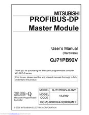 Mitsubishi QJ71PB92V-U-HW User Manual