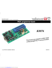 Velleman PIC K8076 Illustrated Assembly Manual