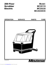 Minuteman MC20230 Operation Service Parts Care