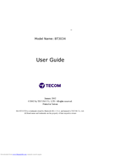 TECOM BT3034 User Manual