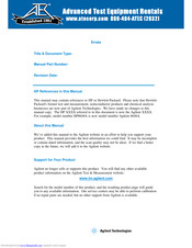 Agilent Technologies Auroraduet N1726A User Manual