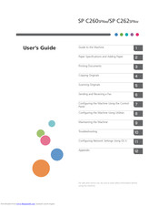 Ricoh SP C260SFNw User Manual