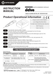 Nitto Kohki DLV04C10L-AY Instruction Manual