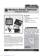 GTO LP6110KP Installation Manual