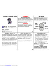 Rae ToxiRAE 3 Quick Start Manual