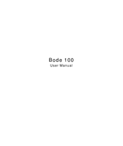 Omicron Bode 100 User Manual
