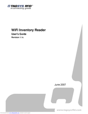 TAGSYS RFID Wi-Fi Inventory Reader User Manual