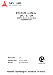 ADLINK Technology PCI-8366+ User Manual