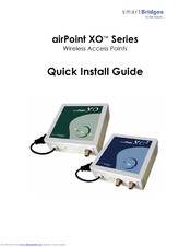 SmartBridges airPoint XO2 Quick Install Manual