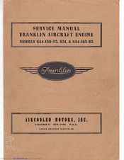 Franklin 6A4-165-B3 Service Manual