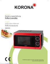 Korona 58003 Instruction Manual