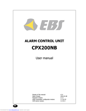 EBS CPX200NB User Manual