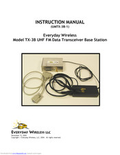 Everyday Wireless TX-3B Instruction Manual